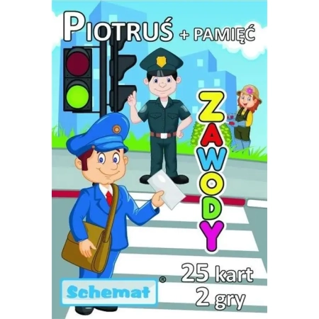 KARTY PIOTRUŚ Schemat Pamięć Zawody