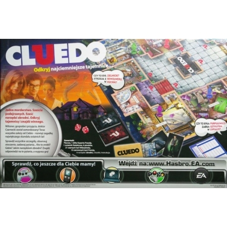 CLUEDO Odkryj kto Popełnił Zbrodnię