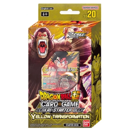 DRAGON BALL SCG SD20 Zenkai Series Deck Yellow Transformation