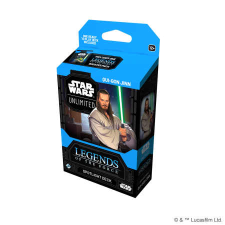 STAR WARS Unlimited - Legend of the  Force Spotlight Deck QUI-GON JINN