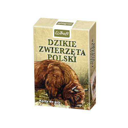 KARTY Trefl 55 Kart Dzikie Zwierzęta Polski