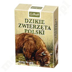 KARTY Trefl 55 Kart Dzikie Zwierzęta  Polski