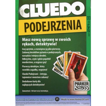CLUEDO KARCIANKA Hasbro