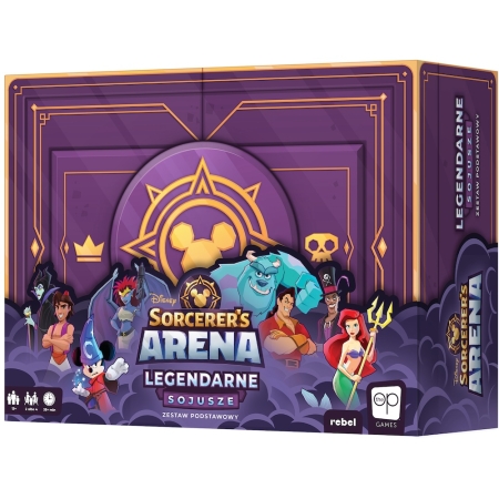 DISNEY SORCERER,S ARENA - Legendarne Sojusze Zestaw Podstawowy