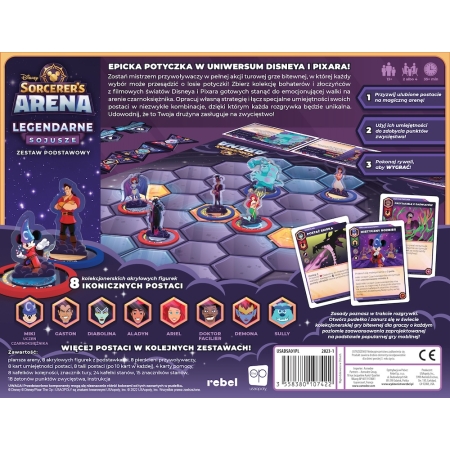 DISNEY SORCERER,S ARENA - Legendarne Sojusze Zestaw Podstawowy