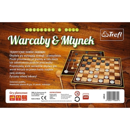 WARCABY + MŁYNEK De Lux Trefl