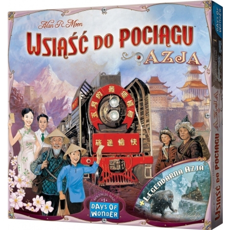WSIĄŚĆ DO POCIĄGU Dodatek Azja Kolekcje  Map