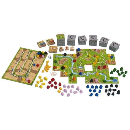 CARCASSONNE BIG BOX 6 plus 11 dodatków