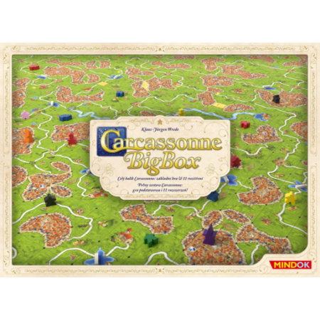 CARCASSONNE BIG BOX 6 plus 11 dodatków
