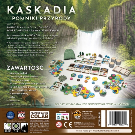KASKADIA Pomniki Przyrody Dodatek