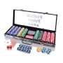 POKER PIATNIK SET 500 szt (14g) Żetony  Pokerowe Nominały