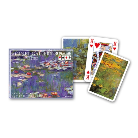 KARTY PIATNIK DE LUX 2 Talie Monet  Lilies