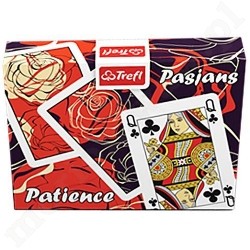 KARTY Trefl PASJANSOWE 2 x 55 Róże