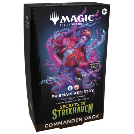 MAGIC Secrets Of Strixhaven Commander  Deck PRISMARI ARTISTRY