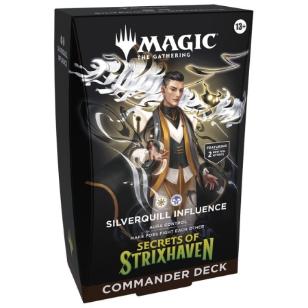 MAGIC Secrets Of Strixhaven Commander  Deck SILVERQUILL INFLUENCE