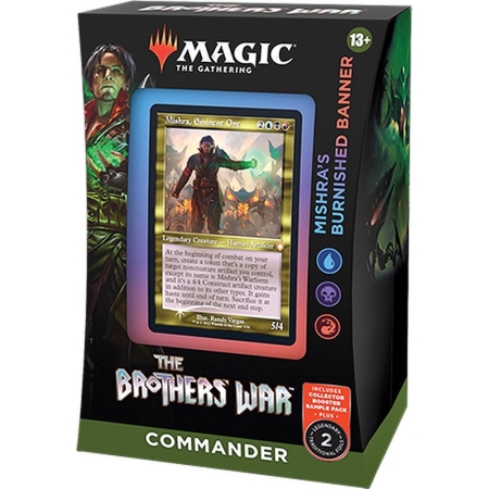 MAGIC The Brothers War Commander Mishras  Burninshed Banner