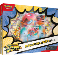 Pokemon Mega Evolution 02,5 Ascended  Heroes Mega Feraligatr Ex Box