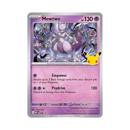 POKEMON 30th Celebration Figure  Collection - Mewtwo
