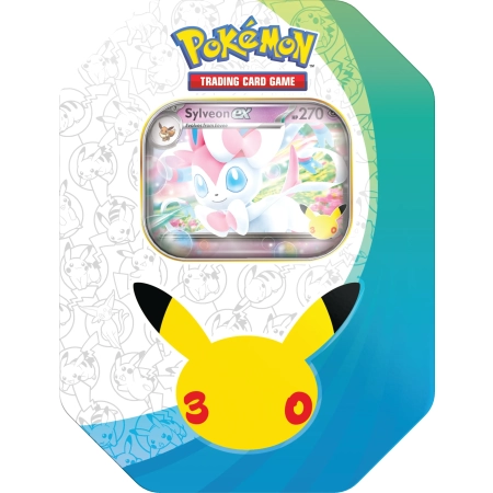 POKEMON 30th Celebration Tin Sylveon Ex