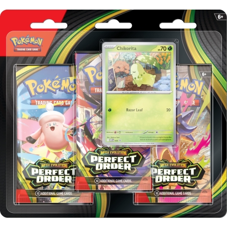 POKEMON Mega Evolution 03 Perfect Order  3-Pack Blister Mix