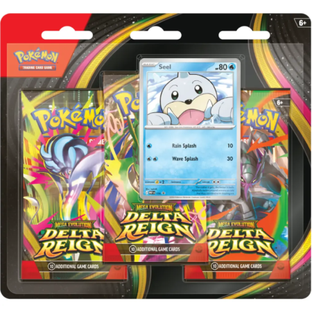 POKEMON Mega Evolution 06 Delta Reign  3-Pack