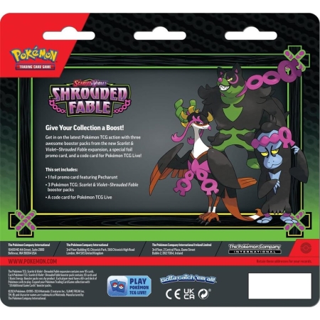 POKEMON SV 6,5 Shrouded Fable 3PK  Blister