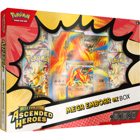 Pokemon Mega Evolution 02,5 Ascended  Heroes Mega Emboar Ex Box
