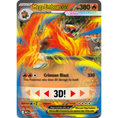 Pokemon Mega Evolution 02,5 Ascended  Heroes Mega Emboar Ex Box