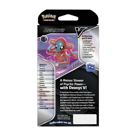 POKEMON Deoxys/Zeraora Battle Deck