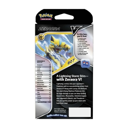 POKEMON Zeraora Battle Deck