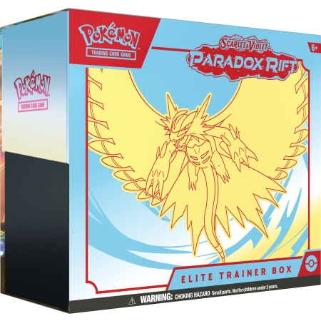 POKEMON SV 04 Paradox Rift  Elite  Trainer Box Scream Tail ( Niebieski)
