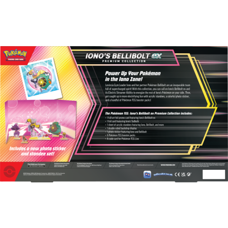 POKEMON Premium Collection IONO,S  BELLIBOLT EX Box