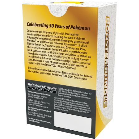 POKEMON 30th Celebration Booster Bundle