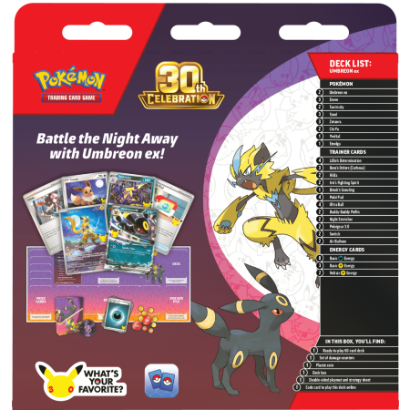 POKEMON 30th Battle Deck UImbreon Ex