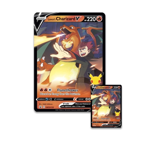 POKEMON Celebrations Collection Box Lance,s Charizard V