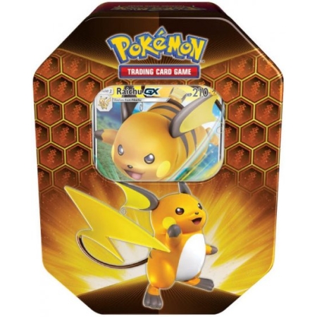 POKEMON Hidden Fates Tin Raichu GX