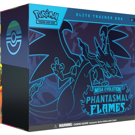 Pokemon Mega Evolution 02 Phantasmal  Flames Elite Trainer Box
