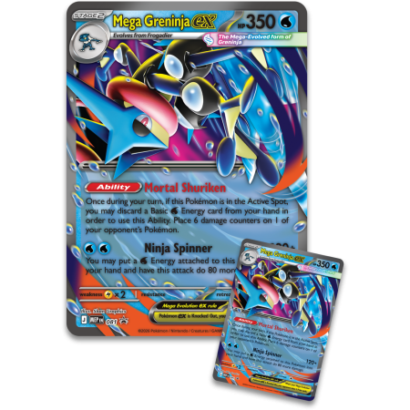 POKEMON Mega Greninja EX Premium  Collection Box
