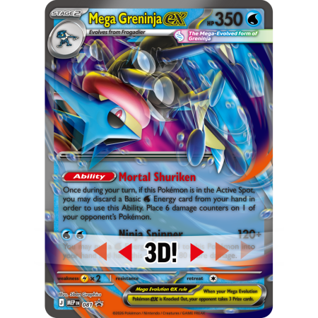 POKEMON Mega Greninja EX Premium  Collection Box