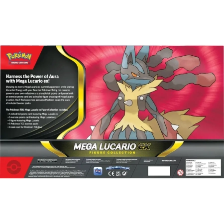 POKEMON Mega LUCARIO Ex Figure  Collection Box