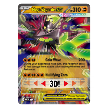 POKEMON Mega ZYGARDE EX Premium  Collection Box