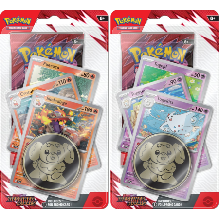POKEMON SV 10 Destined Rivals 3 PK  Checlaine Blister Mix