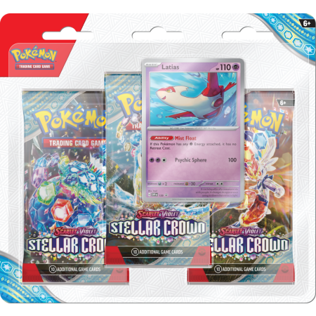 POKEMON SV 07 3PK Stellar Crown Blister  LATIAS