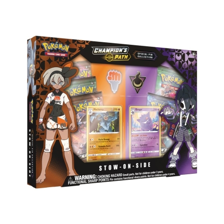 POKEMON Champions Path Special Pin Collection (Machamp, Gengar)