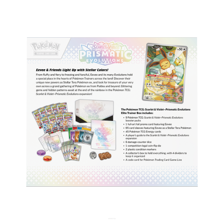 POKEMON SV 8,5 Prismatic Evolutions  Elite Trainer Box