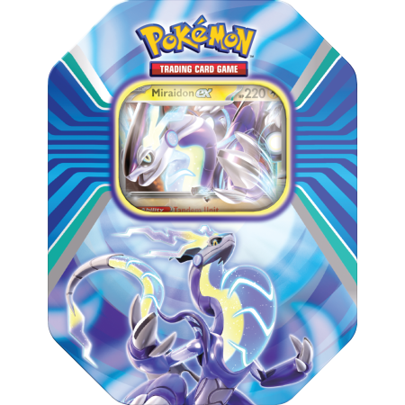 POKEMON Paldea Legends Tin Miraidon EX