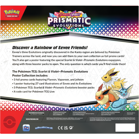 POKEMON SV 8,5 Prismatic Evolutions  Poster Collection