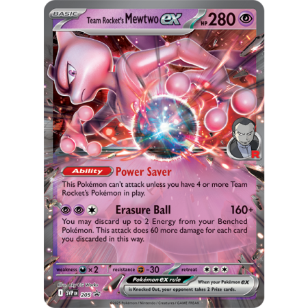 POKEMON Team Rocket,s MEWTWO-EX Box