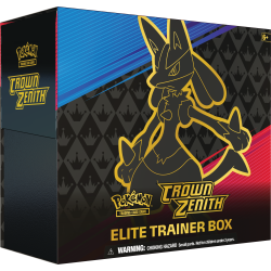 POKEMON 12,5 Crown Zenith Elite Trainer   Box