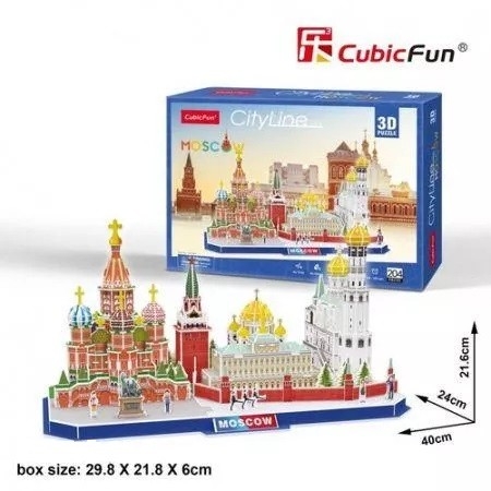 PUZZLE 3D 204 City Line Mascow